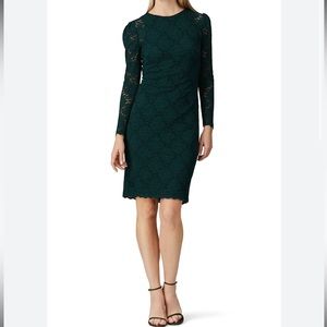 NWT Dark Green Lace Ralph Lauren Dress